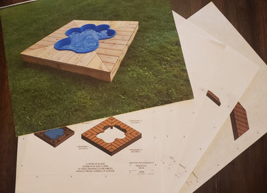 Deluxe Paw Pool Deck Kit Plans